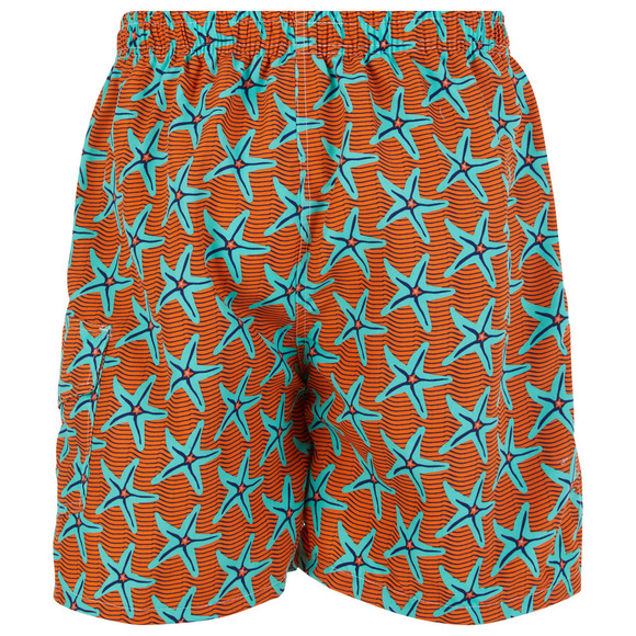 Mens Swimming Trunks, Beach Shorts, Vacation Swim Suit Cargo Pocket, Starfish - Picture 3 of 6